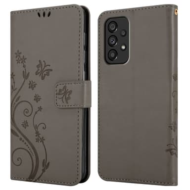 Samsung Galaxy A53 5G Plånboksfodral Skal (Grå)