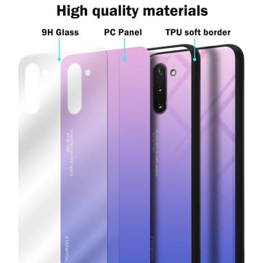 Samsung Galaxy NOTE 10 Skal Fodral Case (Svart)