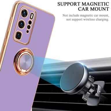 Huawei P40 PRO Skal Fodral Case (Lila)
