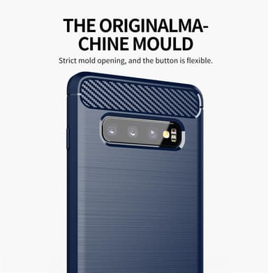 Samsung Galaxy S10 4G Skal Fodral Case (Blå)