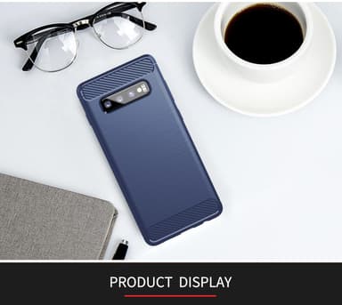 Samsung Galaxy S10 4G Skal Fodral Case (Blå)