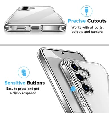 Samsung Galaxy S24 Plus Skal Fodral Case (Genomskinlig)