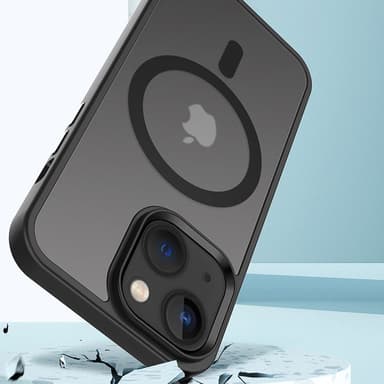 iPhone 13 Skal Fodral kompatibel MagSafe (Svart)