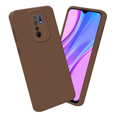 Xiaomi RedMi 9 Skal Fodral Case (Brun)