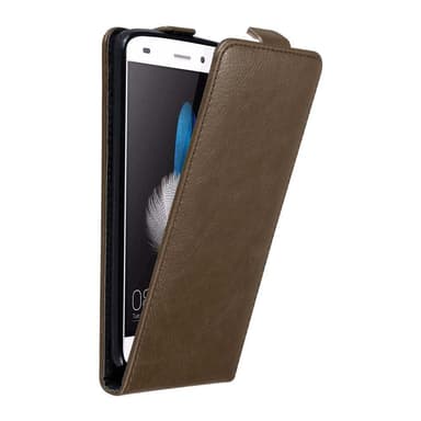 Huawei P8 LITE 2015 Flipfodral Skal (Brun)