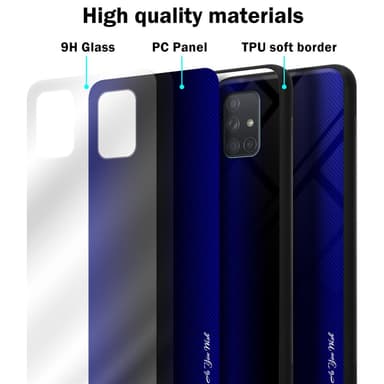 Samsung Galaxy A71 4G Skal Fodral Case (Lila)