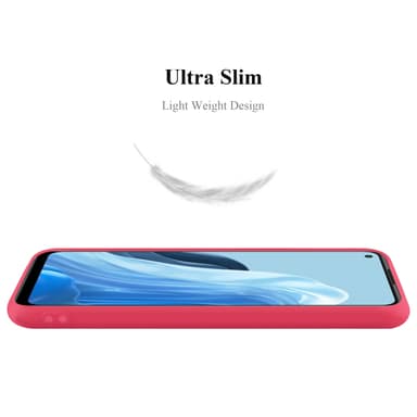 Skal Oppo FIND X5 LITE / Reno7 5G Fodral Case (Röd)