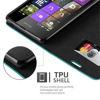 Nokia Lumia 540 Skal Fodral Case (Turkos)