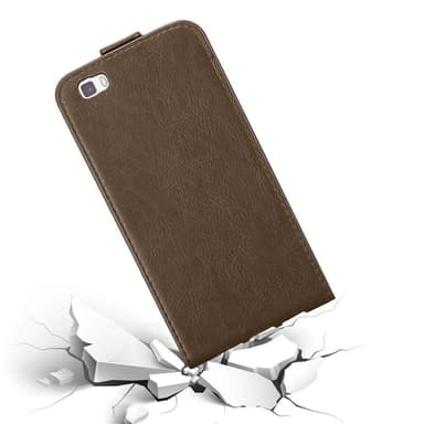 Huawei P8 LITE 2015 Flipfodral Skal (Brun)