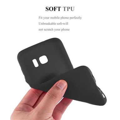 Skal Samsung Galaxy S7 EDGE Fodral Case (Svart)