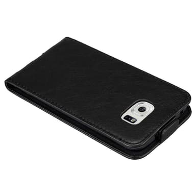 Samsung Galaxy S6 EDGE Flipfodral Skal (Svart)