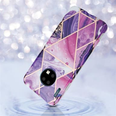 Huawei MATE 30 Plånboksfodral Skal (Lila)