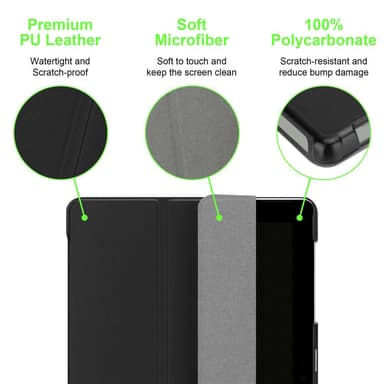 Microsoft Surface GO Skal Fodral Case (Svart)