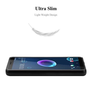 HTC Desire 12 Skal Fodral Case (Svart)