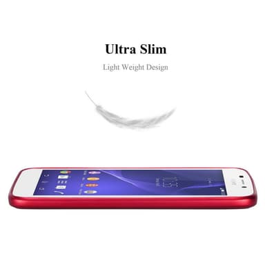 Skal Sony Xperia M2 / M2 AQUA Fodral Case (Röd)