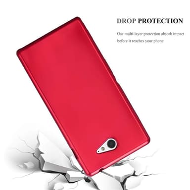 Skal Sony Xperia M2 / M2 AQUA Fodral Case (Röd)