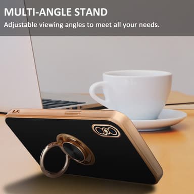 iPhone XS MAX Skal Fodral Case (Svart)