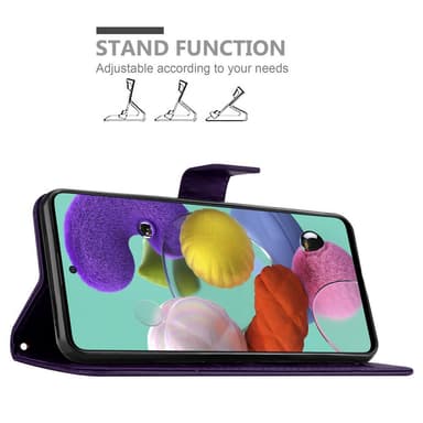 Samsung Galaxy A51 4G / M40s Plånboksfodral Skal (Lila)