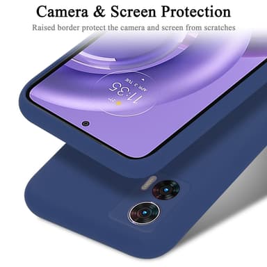 Motorola EDGE 30 NEO Skal Fodral Case (Blå)