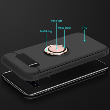 Samsung Galaxy S10 4G Skal Fodral Case (Svart)