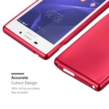 Skal Sony Xperia M2 / M2 AQUA Fodral Case (Röd)