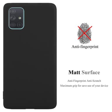 Skal Samsung Galaxy A71 5G Fodral Case (Svart)