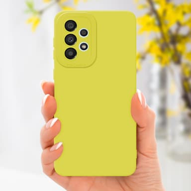 Samsung Galaxy A72 4G / 5G Skal Fodral Case (Gul)