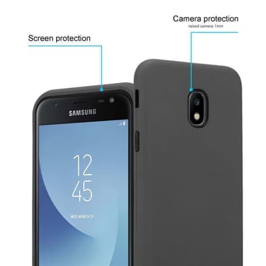 Samsung Galaxy J7 2017 Skal Fodral Case (Grå)