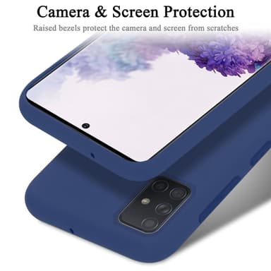 Samsung Galaxy A51 5G Skal Fodral Case (Blå)