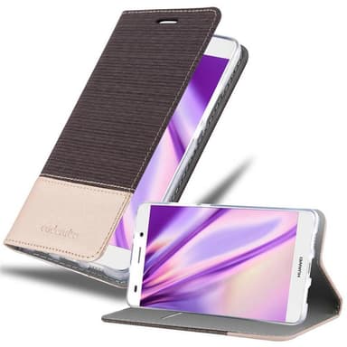 Huawei P8 LITE 2015 Plånboksfodral Skal (Grå)