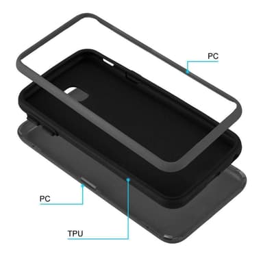Samsung Galaxy J7 2017 Skal Fodral Case (Grå)