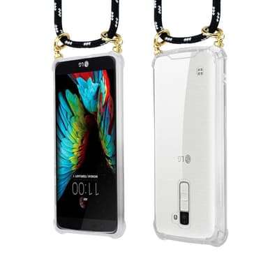 LG K10 2016 Skal Fodral Kedja (Svart)