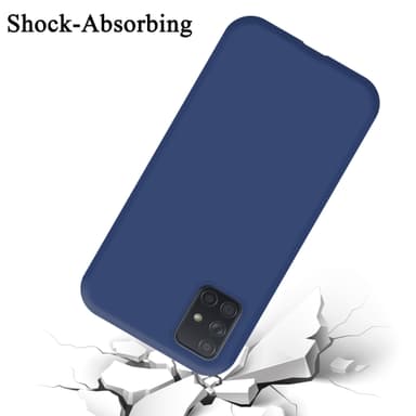 Samsung Galaxy A51 5G Skal Fodral Case (Blå)