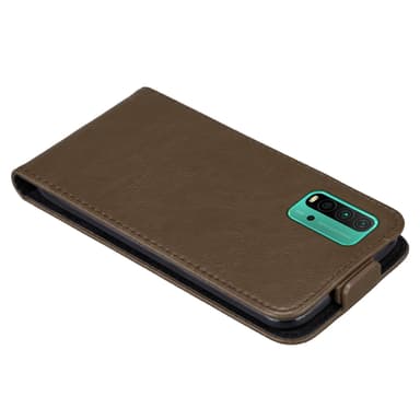 Xiaomi RedMi 9T / POCO M3 Flipfodral Skal (Brun)