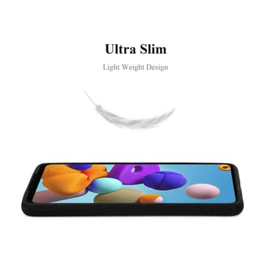 Skal Samsung Galaxy A21s Fodral Case (Svart)