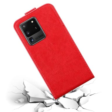Samsung Galaxy S20 ULTRA Flipfodral Skal (Röd)