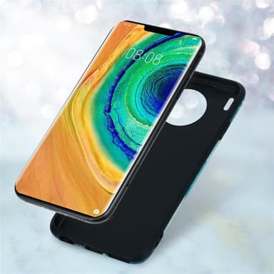 Huawei MATE 30 PRO Plånboksfodral Skal (Blå)