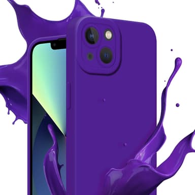 iPhone 14 Skal Fodral Case (Lila)