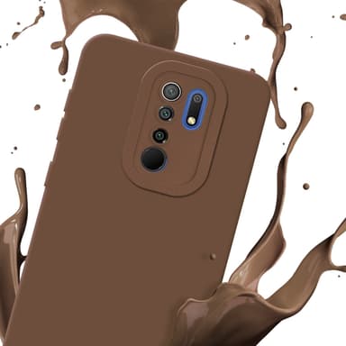 Xiaomi RedMi 9 Skal Fodral Case (Brun)
