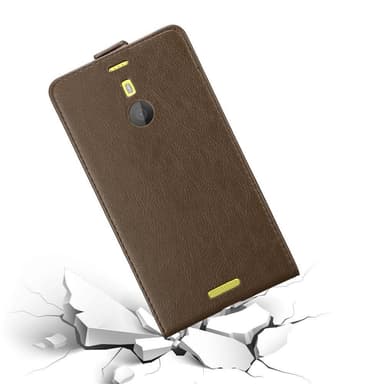 Nokia Lumia 1520 Flipfodral Skal (Brun)