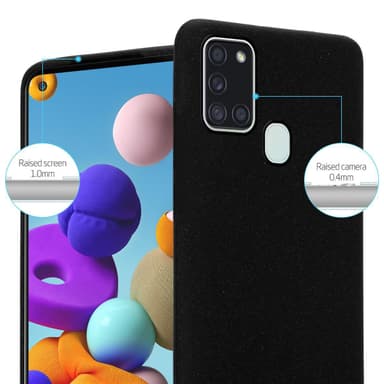 Skal Samsung Galaxy A21s Fodral Case (Svart)