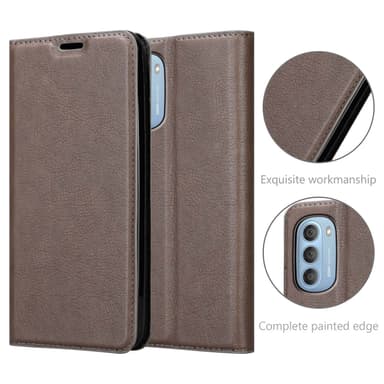 Motorola MOTO G51 5G Skal Fodral Case (Brun)