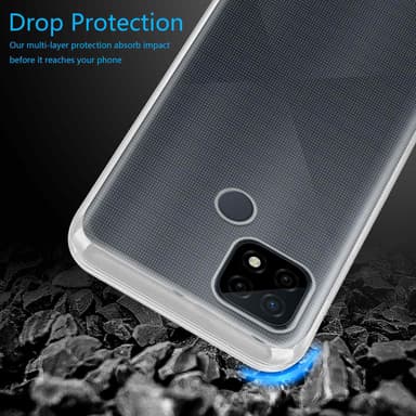 Realme C21 Skal Fodral Case (Transparent)