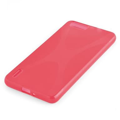 Honor 6 PLUS Skal Fodral Case (Röd)