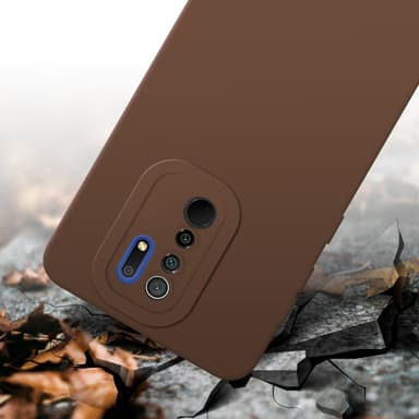 Xiaomi RedMi 9 Skal Fodral Case (Brun)