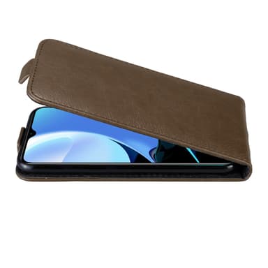 Xiaomi RedMi 9T / POCO M3 Flipfodral Skal (Brun)