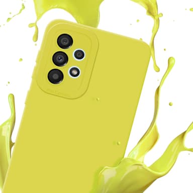 Samsung Galaxy A72 4G / 5G Skal Fodral Case (Gul)