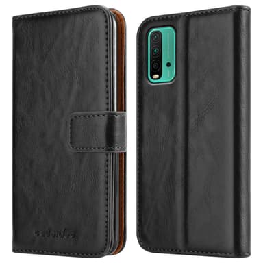 Xiaomi RedMi 9T / POCO M3 Plånboksfodral Skal (Svart)