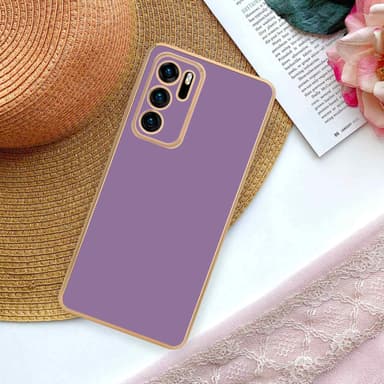 Huawei P40 Skal Fodral Case (Lila)