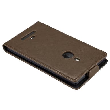 Nokia Lumia 925 Flipfodral Skal (Brun)